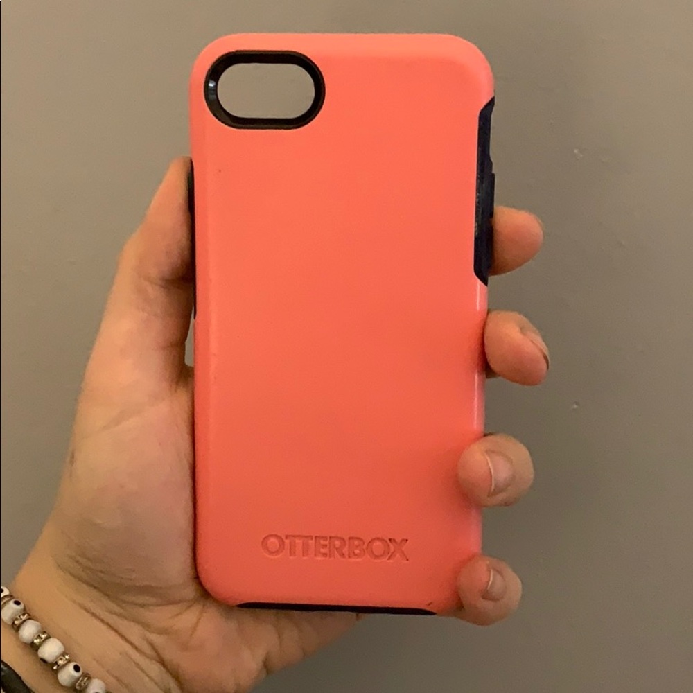 iphone 7 pink and blue otterbox case